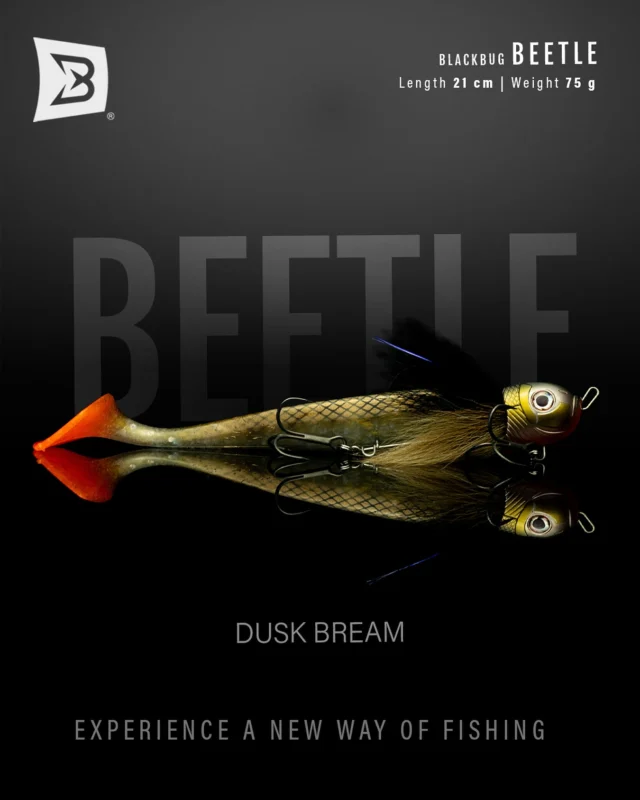 NEW COLOR! 🎨

BlackBug Beetle ‘Dusk Bream’ now available in our webshop and at your local tackle dealer 🛒

#blackbayfishing #blackbugbeetle #roofvissen #snoekvissen #pikefishing #hechtangeln #pikebait #fishinglures
