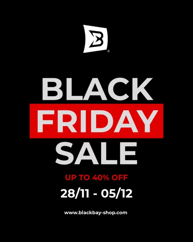 🔥 Black Friday at BlackBay 🔥
Your favourites, now cheaper with discounts up to 40%! 
Don’t miss out on these deals, it’s now or never 🚀

#blackbayfishing #fishinggear #fishingtackle #blackfriday