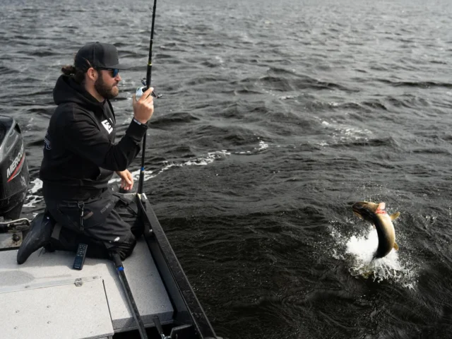 Boatside battles hit different 🥊 
You’re already picturing the release shot, but the pike has other plans. One more dive, one more violent headshake. Moments like this are exactly why we chase these predators 🐊

👉🏼 BlackBug Beetle • Galaxy Roach 

#blackbayfishing #blackbugbeetle #pikefishing