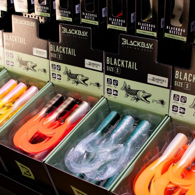 Perfect match, no compromises 💪🏼

The BlackTails Rooster and Shad size S are in stores now, designed to fit seamlessly with the BlackBug Beetle 🪲

Available NOW at your local tackle dealer.

# blackbayfishing #blackbugbeetle #fishinggear #fishinglures #predatorfishing